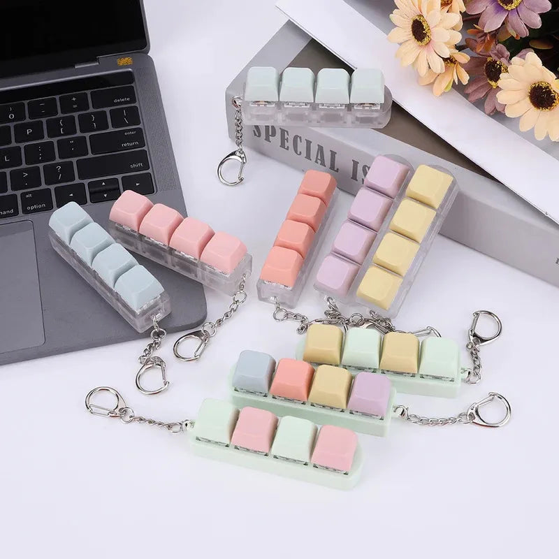 Mechanical Keyboard Fidget Keychain
