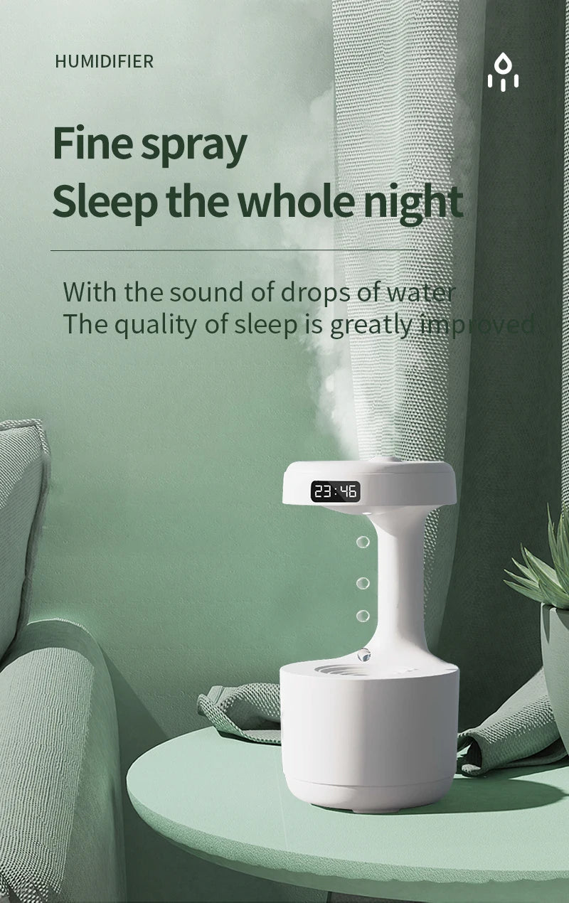 Anti-Gravity Humidifier with LED Display