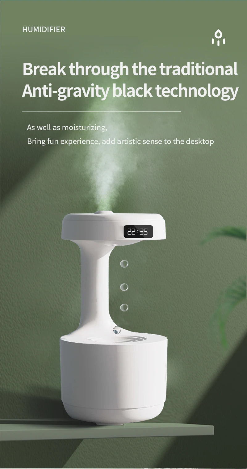 Anti-Gravity Humidifier with LED Display