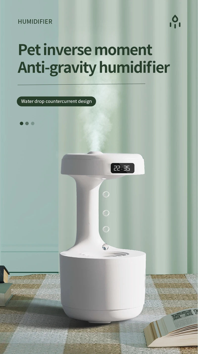 Anti-Gravity Humidifier with LED Display