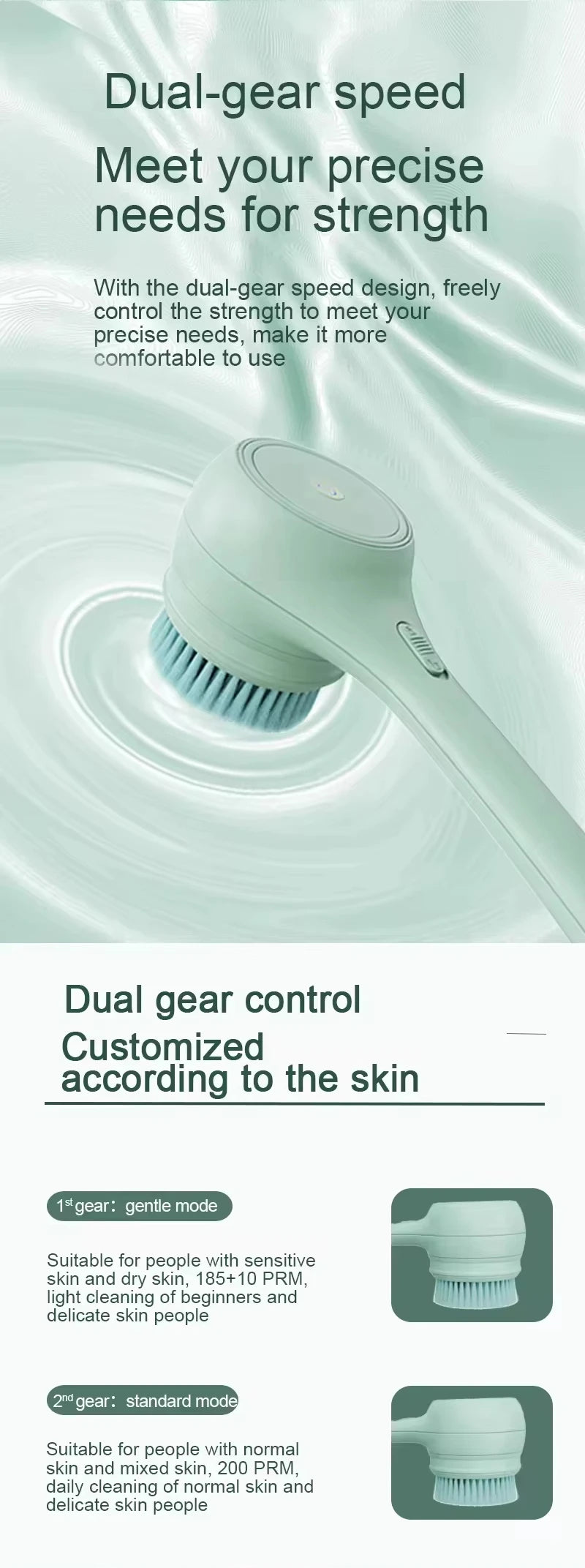 Electric Body Scrubber Brush